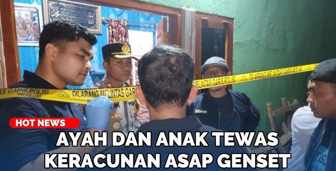 Keracunan Gas Genset satu Keluarga, Dua Orang Meninggal