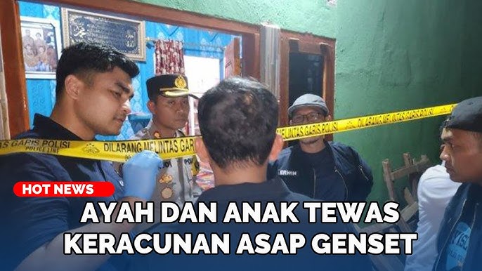 Keracunan Gas Genset satu Keluarga, Dua Orang Meninggal