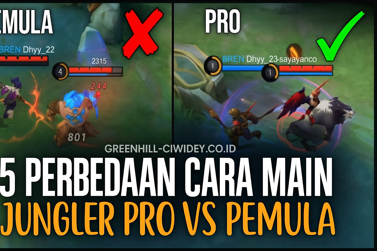 Cara Jungling Efektif di Mobile Legends untuk Pemula