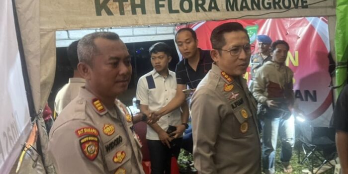 Kapolres Jakut Cek Pengungsian Korban Kebakaran Penjaringan