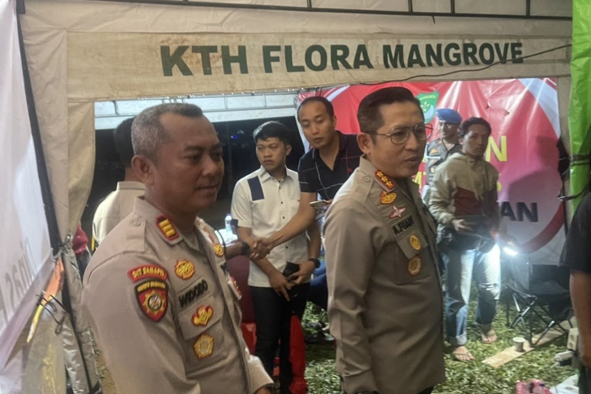 Kapolres Jakut Cek Pengungsian Korban Kebakaran Penjaringan