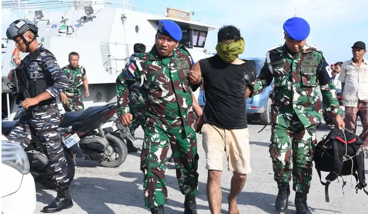 TNI AL Gagalkan Narkoba Meski Kapal Ditabrak dan Tenggelam