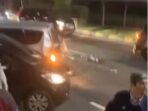 Rem Blong Picu Tabrakan Beruntun 10 Kendaraan di Tol Bekasi
