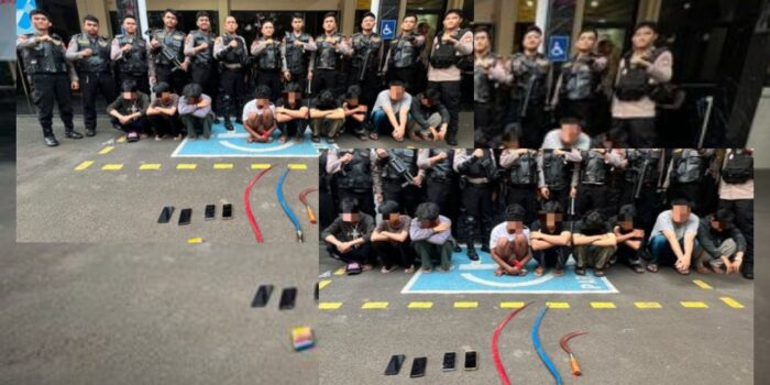 9 Remaja Ditangkap Usai Tawuran di Kramat Raya Jakarta