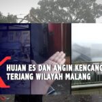 Hujan Es dan Angin Kencang Terjang Malang, Bangunan Roboh