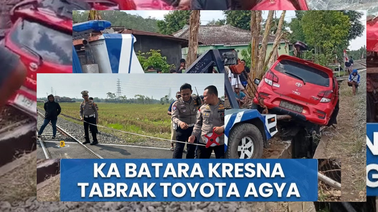 Mobil Warga Wonogiri Tertabrak KA Batara Kresna, 1 Tewas
