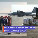 Pemerintah Kirim 800 Ton Bantuan ke Gaza Lewat Udara