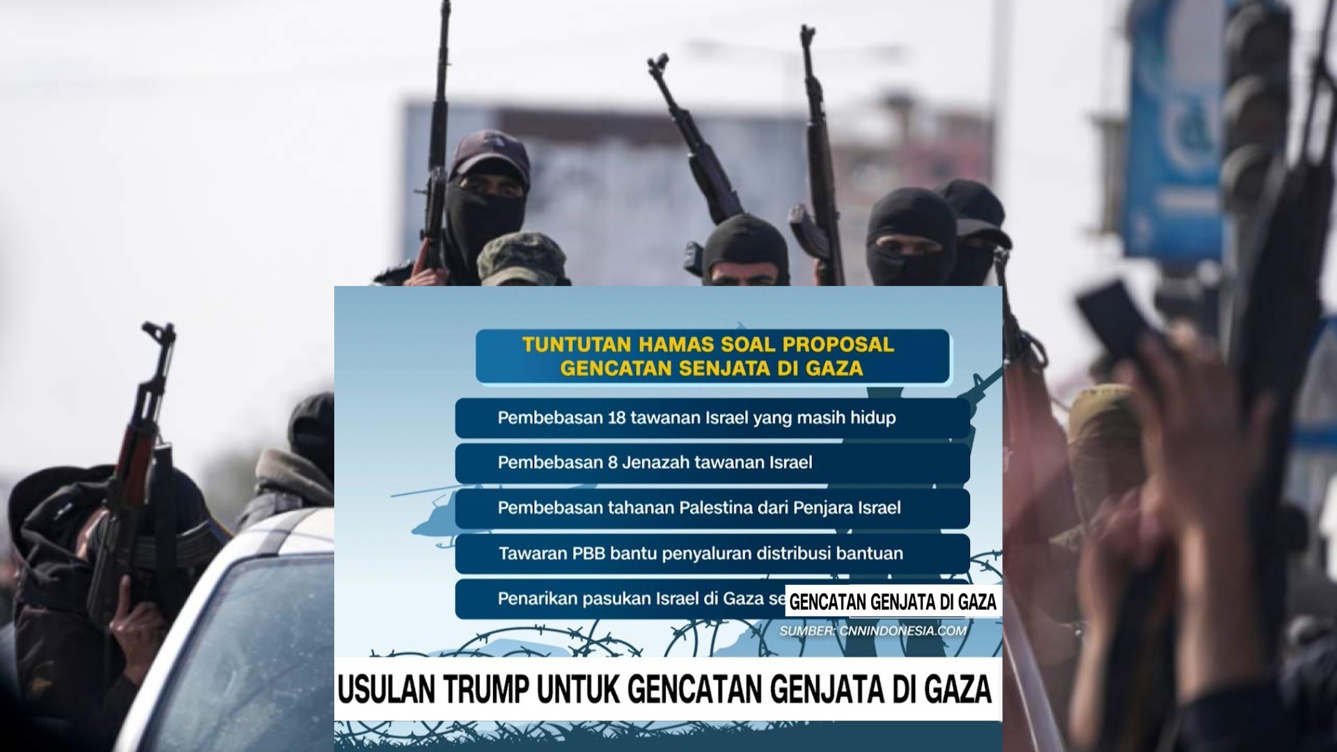 Hamas Menimbang Usulan Gencatan Senjata Trump di Gaza
