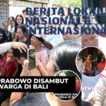 Prabowo Kunjungi Warga Bali dan Puji Anjing Penyelamat