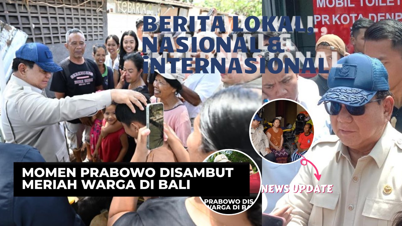 Prabowo Kunjungi Warga Bali dan Puji Anjing Penyelamat