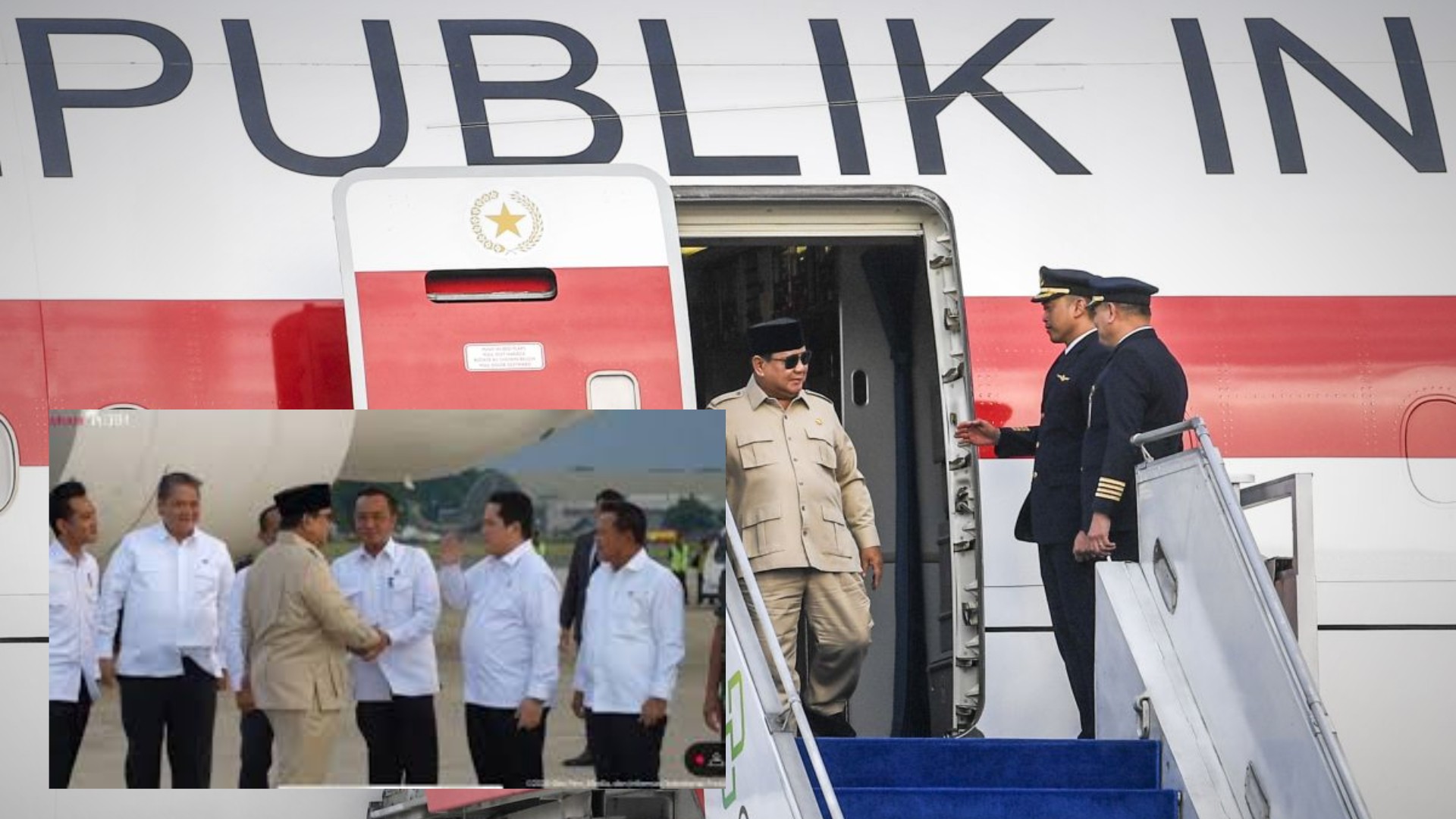 Prabowo Pulang ke RI Usai Kunjungan Diplomasi 4 Negara