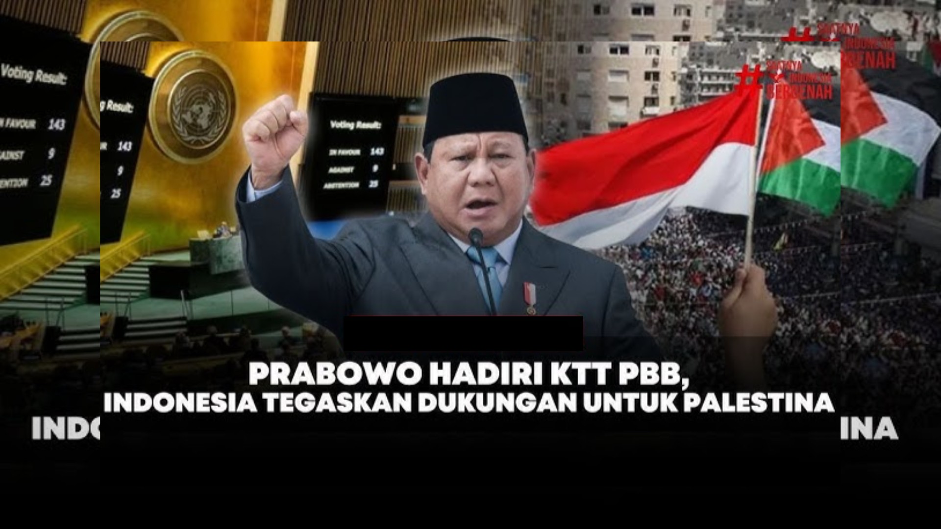 Prabowo Tegaskan Solusi Dua Negara di KTT PBB Palestina