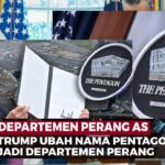 Trump Resmi Ubah Nama Pentagon Jadi Departemen Perang