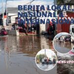 Banjir Rob Genangi RE Martadinata pada Minggu Pagi