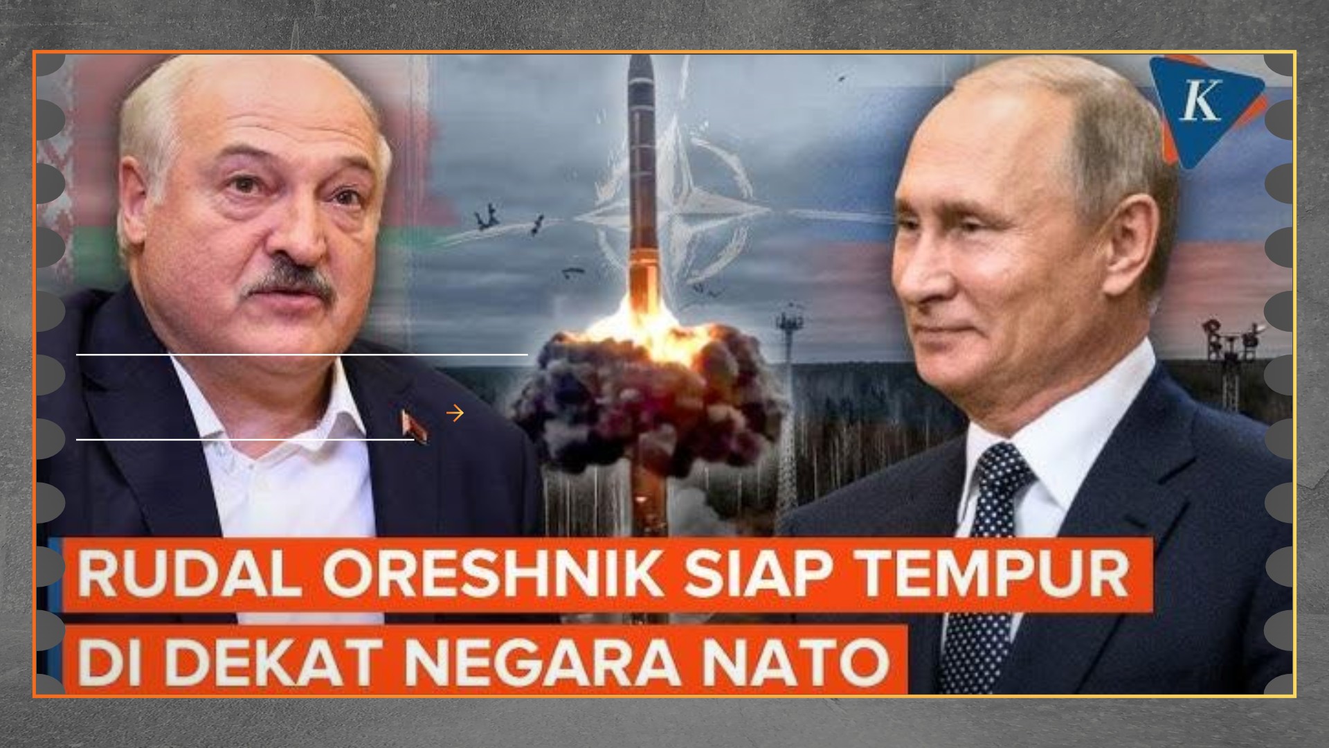 Rusia Tempatkan Rudal Nuklir Oreshnik di Wilayah Belarus