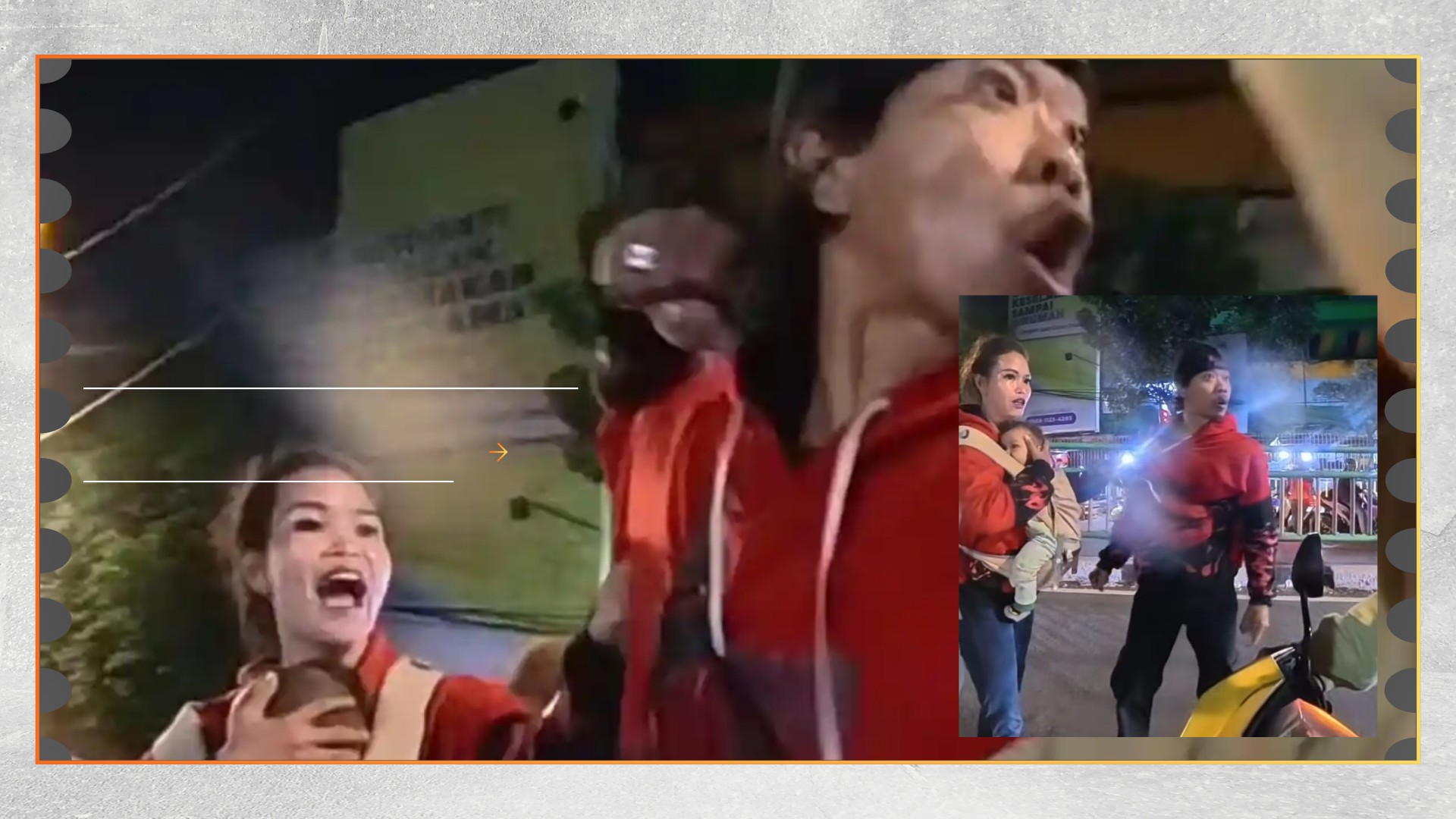 Pemotor Bawa Anak Sambil Merokok Ngamuk di Palmerah