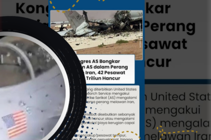 Laporan Kongres 42 Pesawat AS Hancur di Iran