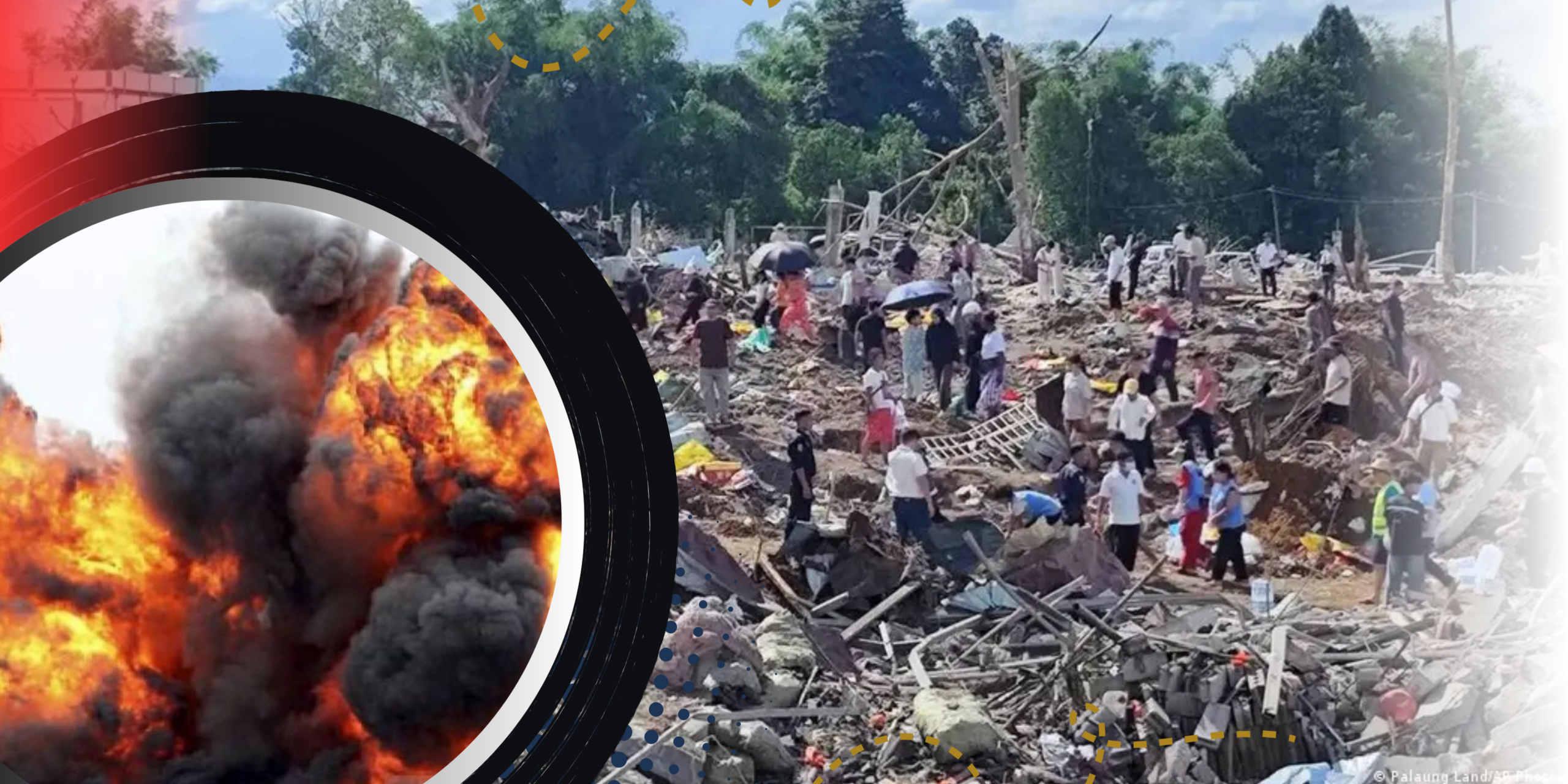 Ledakan Dahsyat di Myanmar Tewaskan 55 Orang