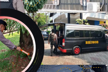 Mortir Diduga Ditemukan di TMII, Gegana Amankan Lokasi
