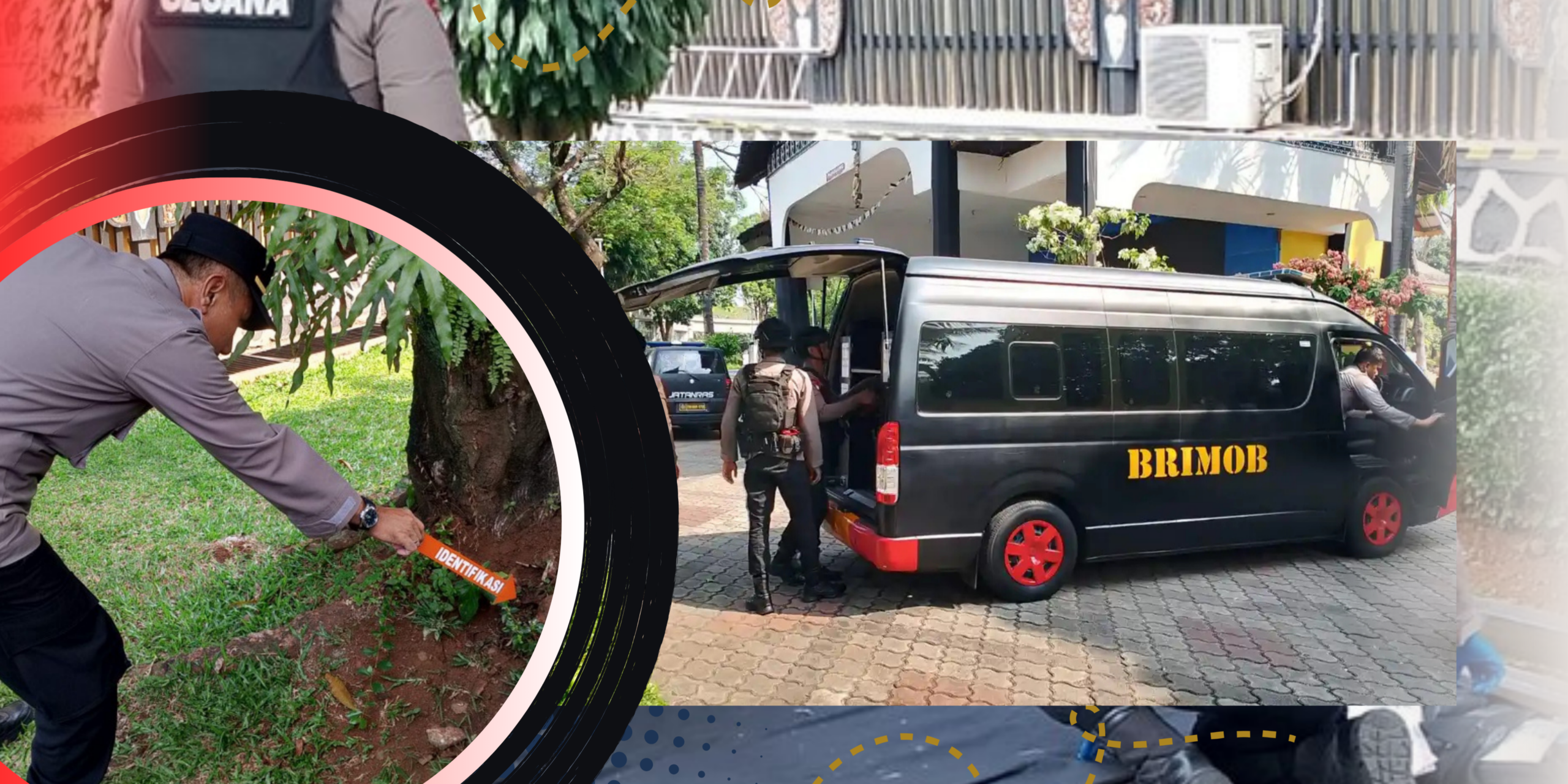 Mortir Diduga Ditemukan di TMII, Gegana Amankan Lokasi