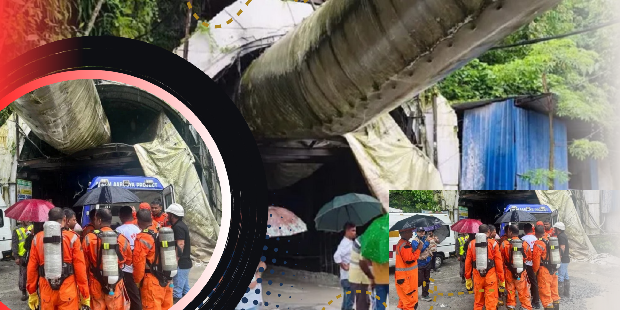 Terowongan Runtuh di India, 12 Pekerja Tewas