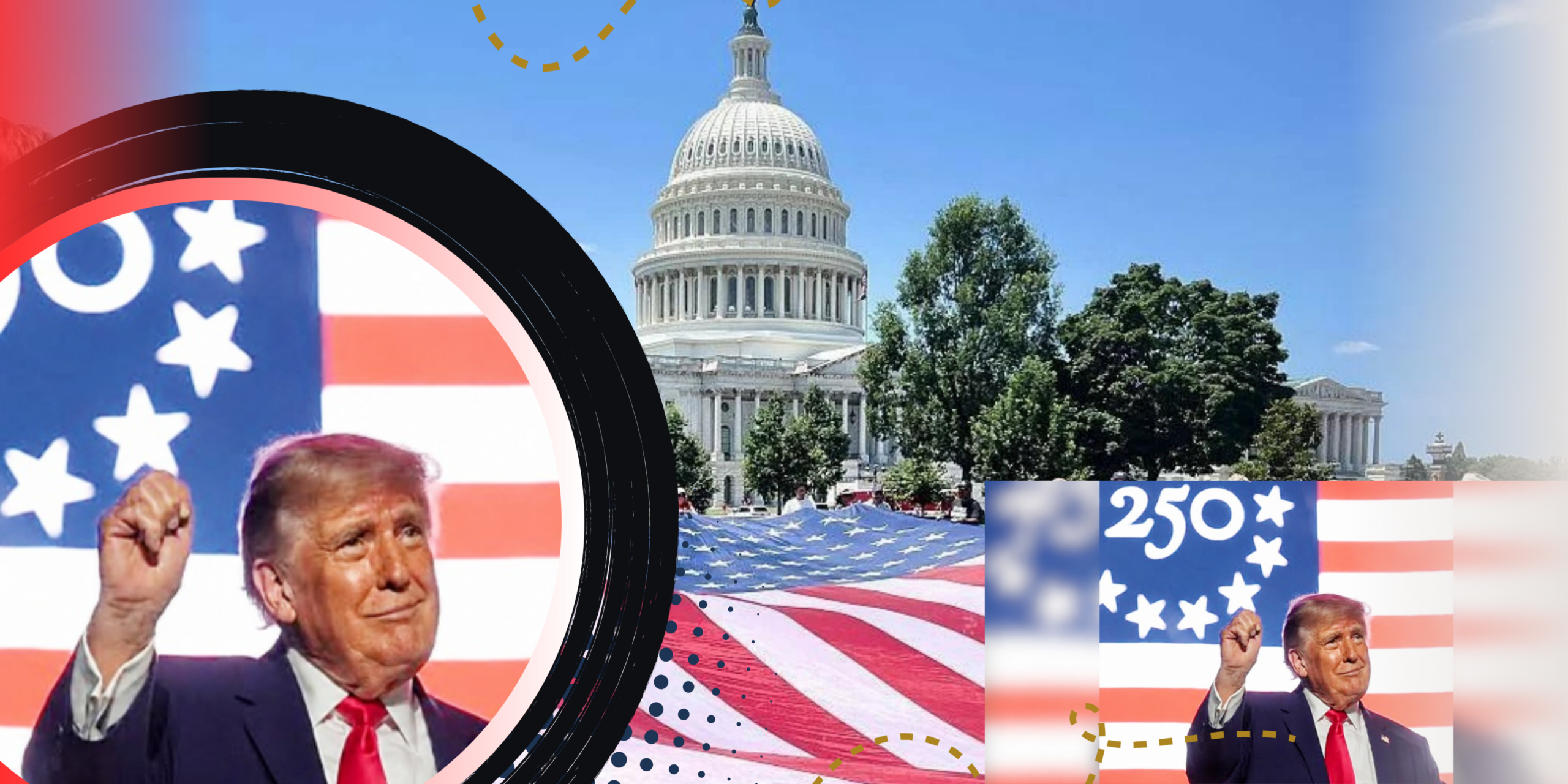 Trump Pimpin Perayaan 250 Tahun Kemerdekaan Amerika
