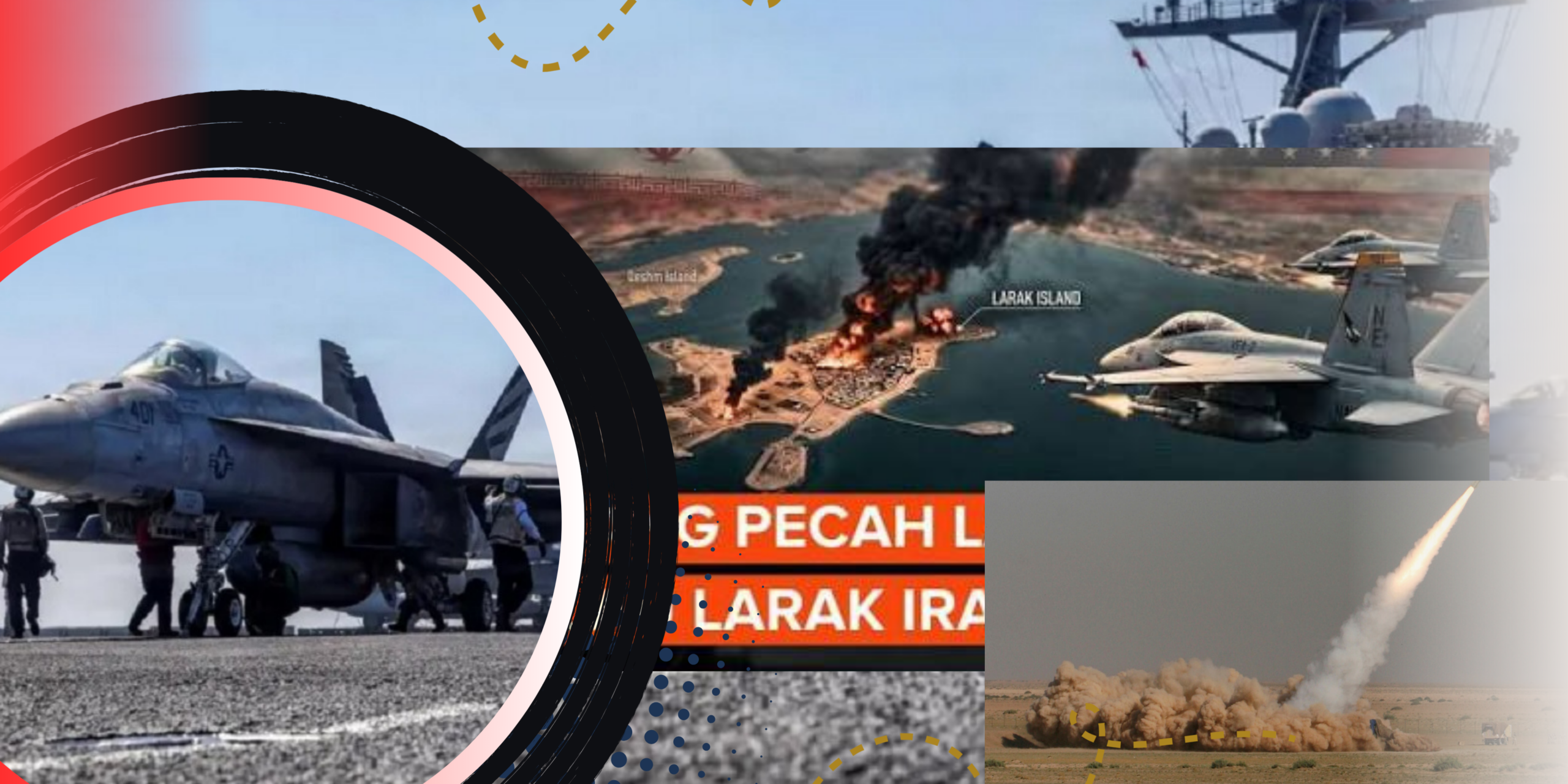 AS Serang Pulau Larak, Iran Ancam Balas Serangan