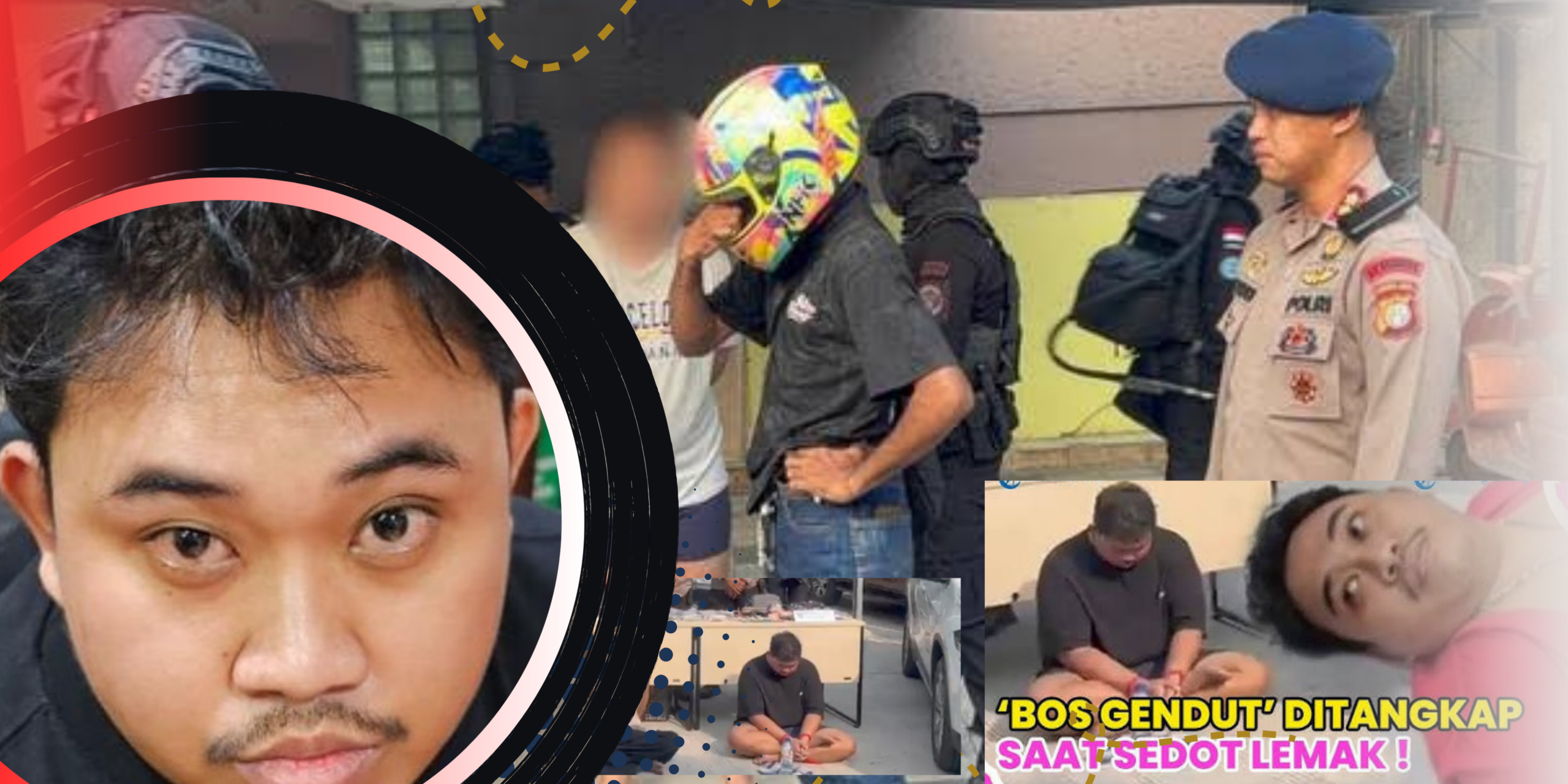 Bos Gendut Ditangkap BNN Saat Sedot Lemak di Klinik
