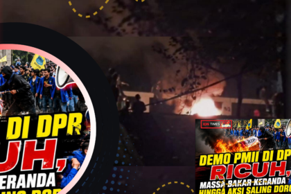 Demo DPR Ricuh, Massa Bakar Barrier dan Ganggu KRL
