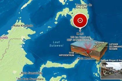 Gempa M5,2 Mindanao Terasa di Sulut, BMKG Aman