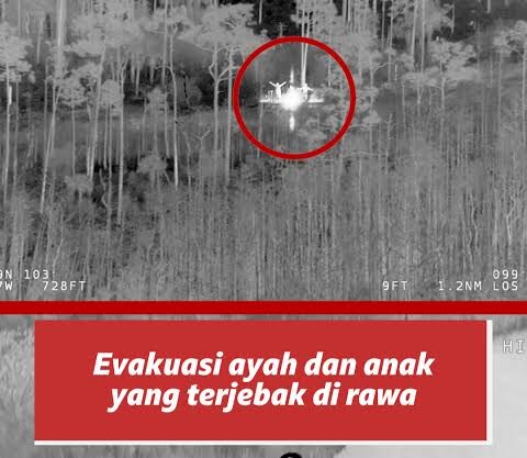 Ayah Mabuk Bawa Dua Anak Kabur hingga Masuk Rawa
