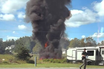 F-16 Jatuh Saat Latihan, Michigan Evakuasi Warga