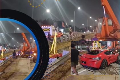 Porsche Masuk Got di Tol Desari, Ini Kronologinya