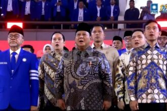 Prabowo-Gibran Hadiri HUT ke-28 PAN di JCC