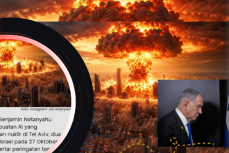 Netanyahu Unggah Gambar Nuklir AI, Oposisi Israel Mengecam